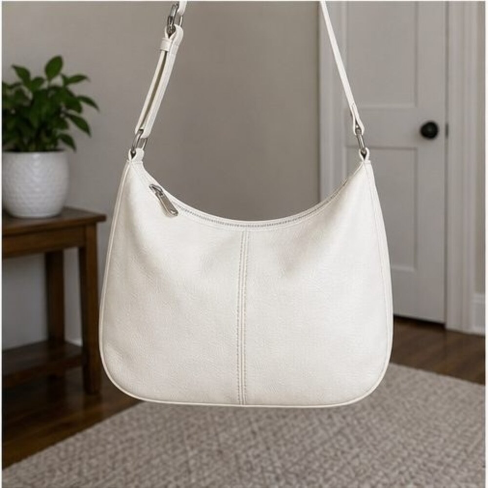 Charcoal Suede Crossbody Bag